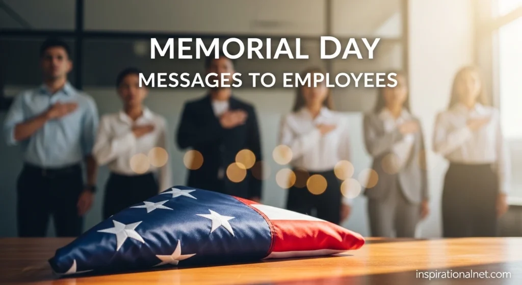 Memorial Day Messages to Employees