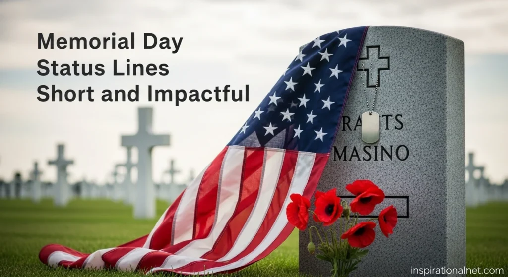 Memorial Day Status Lines Short and Impactful