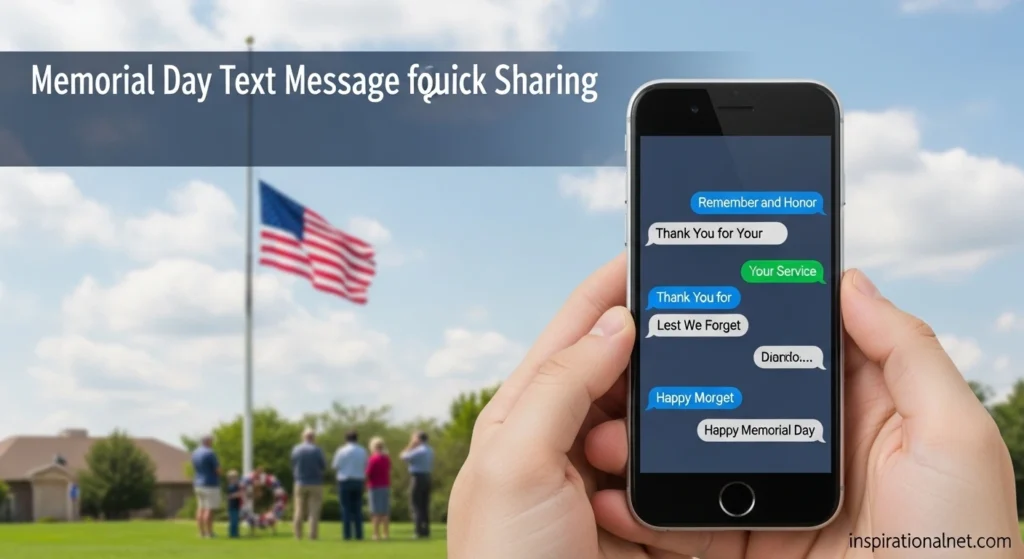Memorial Day Text Messages for Quick Sharing