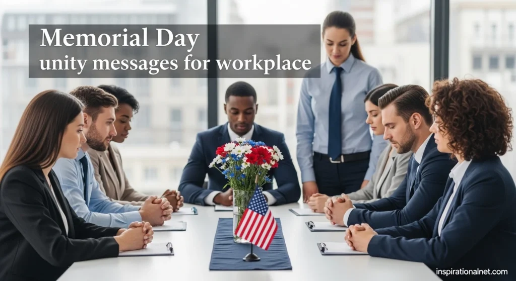 Memorial Day unity messages for workplace