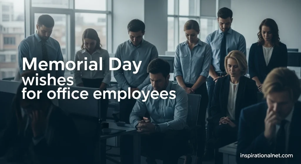 Memorial Day wishes for office employees