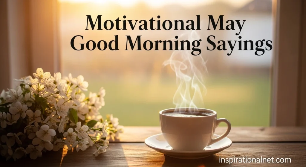 Motivational May Good Morning Sayings