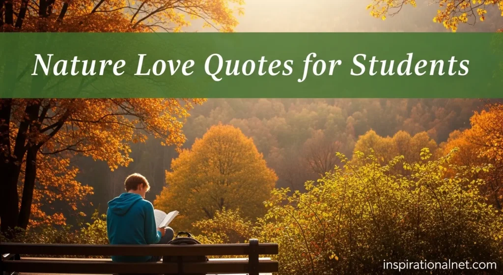 Nature Love Quotes for Students