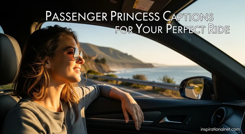 Passenger Princess Captions for Your Perfect Ride