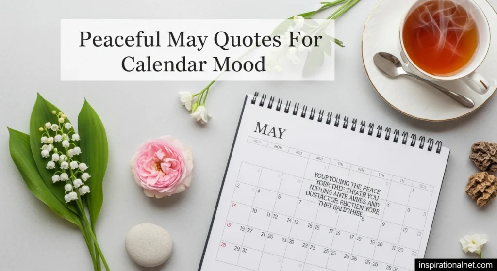 Peaceful May Quotes For Calendar Mood