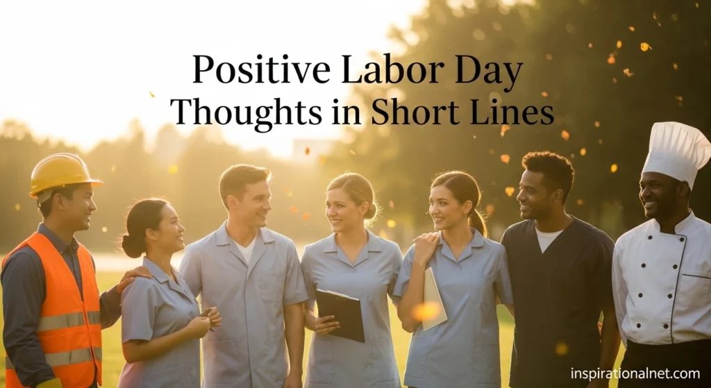 Positive Labor Day Thoughts in Short Lines