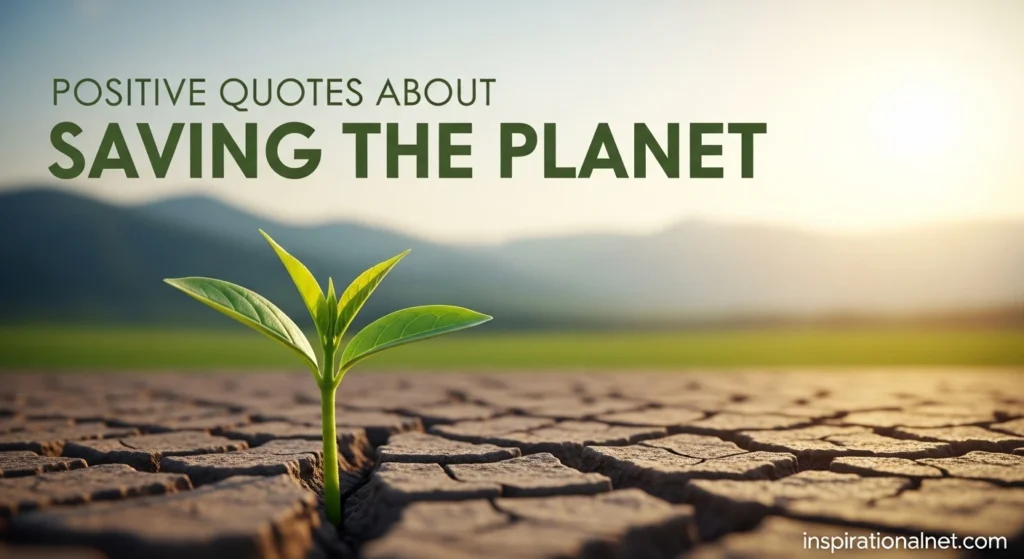 Positive Quotes About Saving the Planet