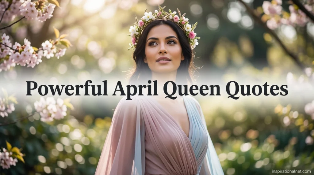 Powerful April Queen Quotes