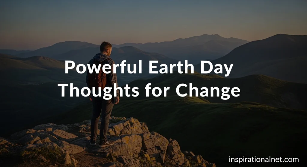 Powerful Earth Day Thoughts for Change