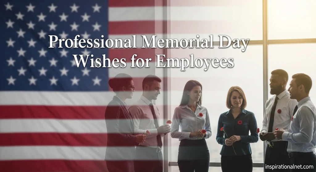 Professional Memorial Day Wishes for Employees