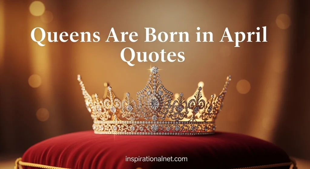Queens Are Born in April Quotes