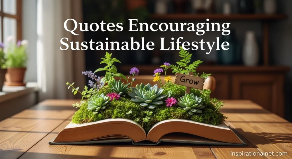 Quotes Encouraging Sustainable Lifestyle