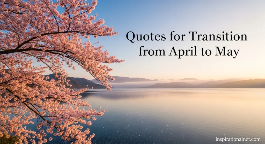 Quotes for Transition from April to May