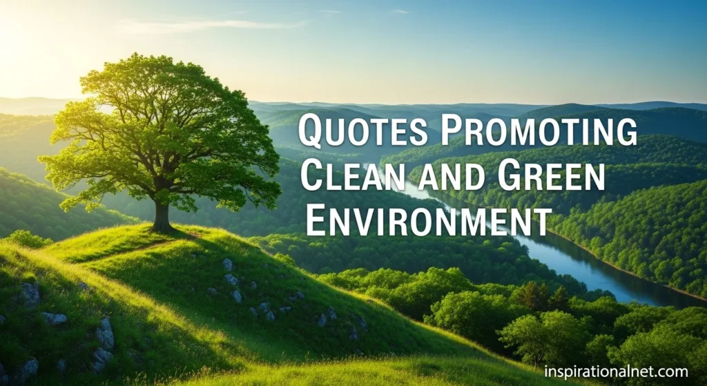 Quotes Promoting Clean and Green Environment