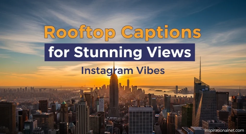 Rooftop Captions for Stunning Views Instagram Vibes