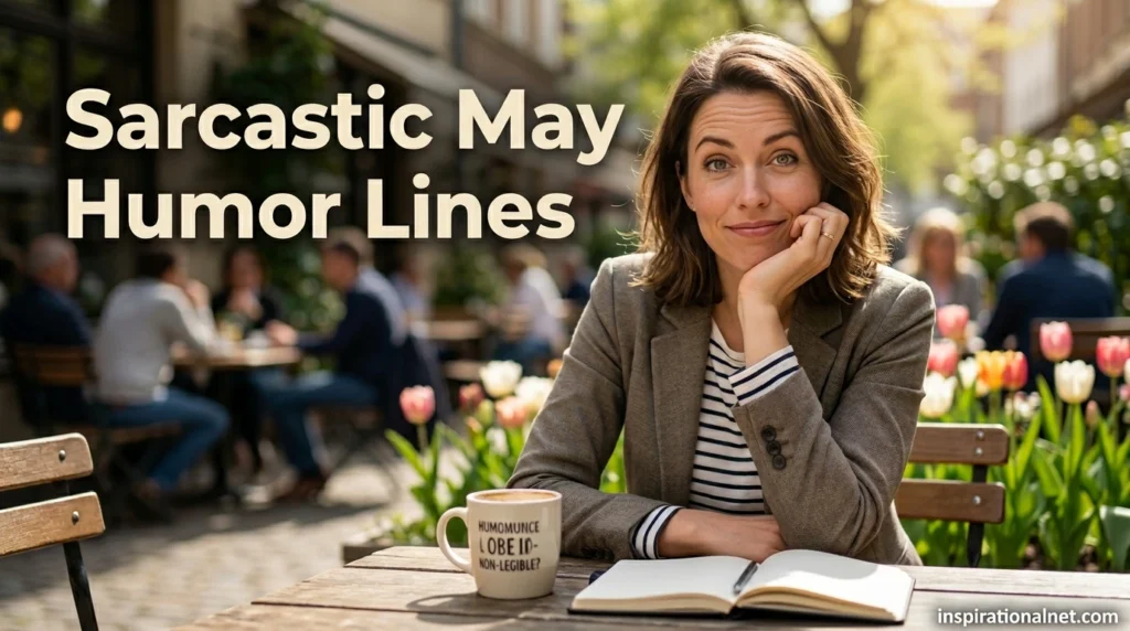 Sarcastic May Humor Lines