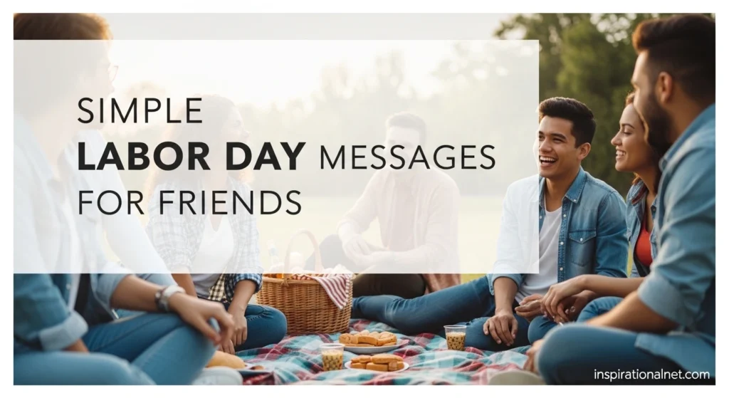 Simple Labor Day Messages for Friends