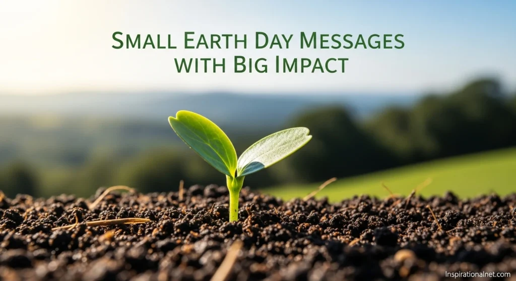 Small Earth Day Messages with Big Impact