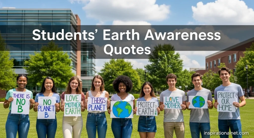 Students’ Earth Awareness Quotes