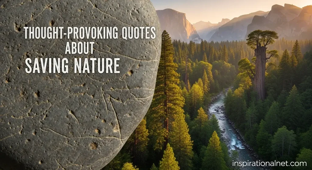 Thought-Provoking Quotes About Saving Nature