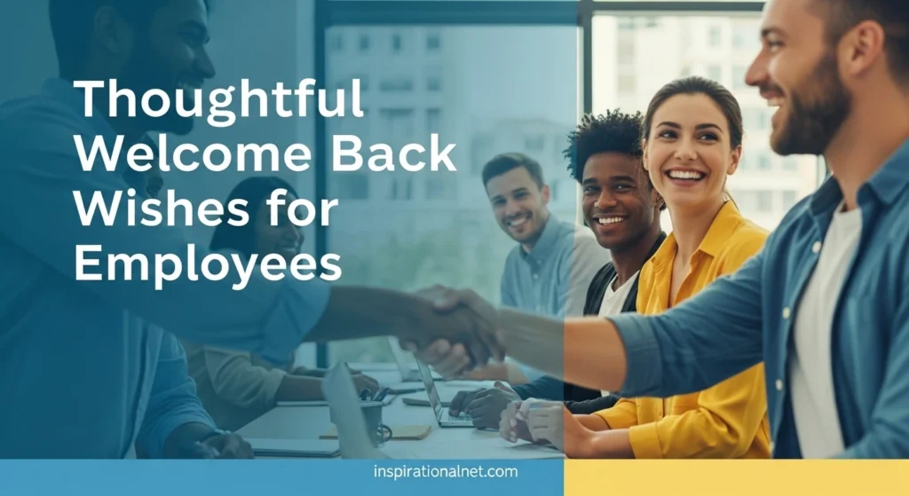 Thoughtful Welcome Back Wishes for Employees