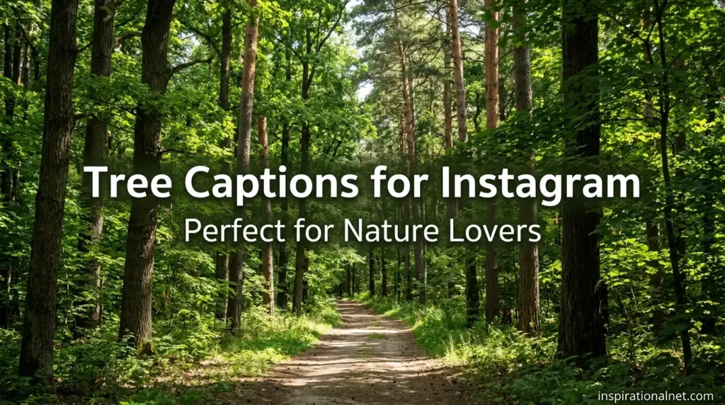 Tree Captions for Instagram Perfect for Nature Lovers