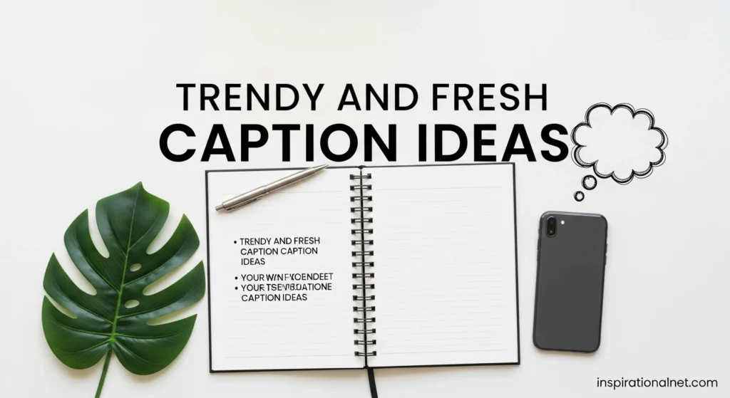 Trendy and Fresh Caption Ideas