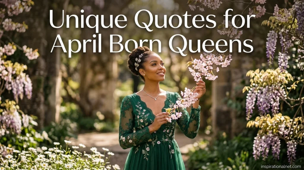 Unique Quotes for April Born Queens