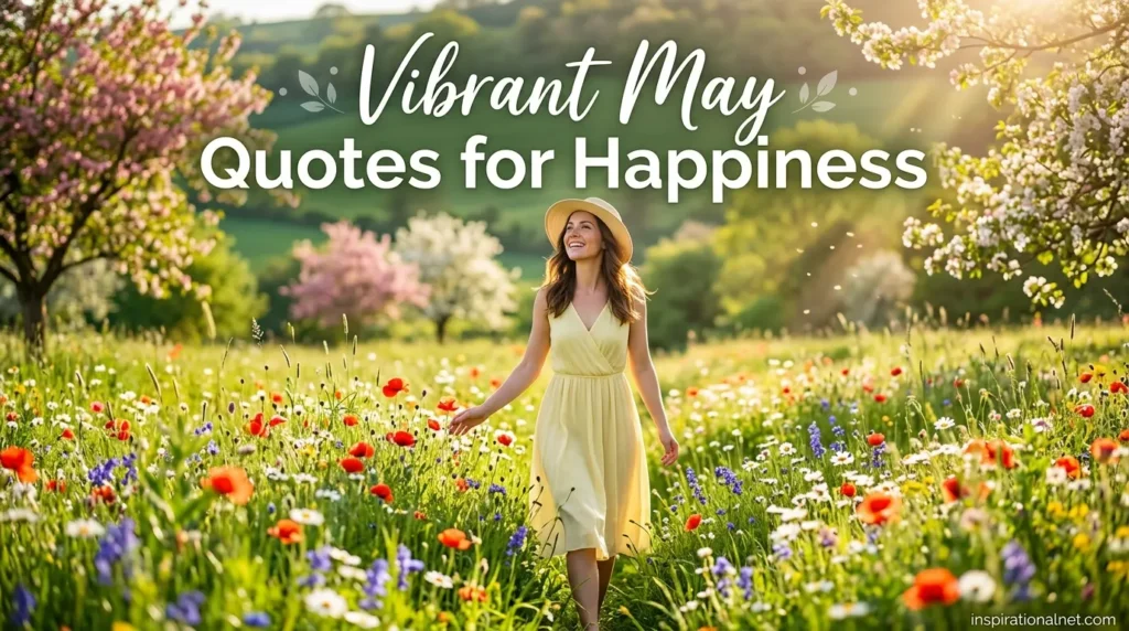 Vibrant May Quotes for Happiness
