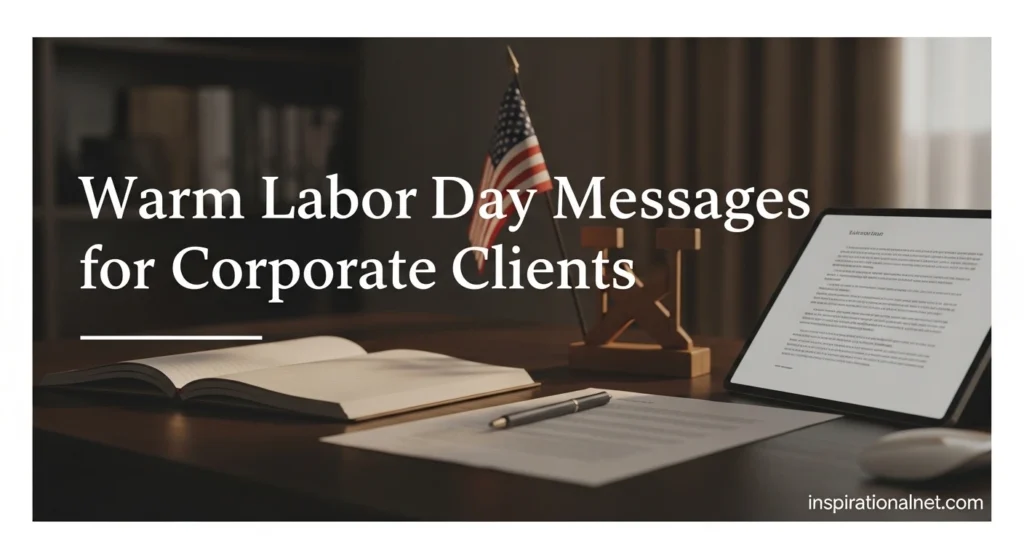 Warm Labor Day Messages for Corporate Clients