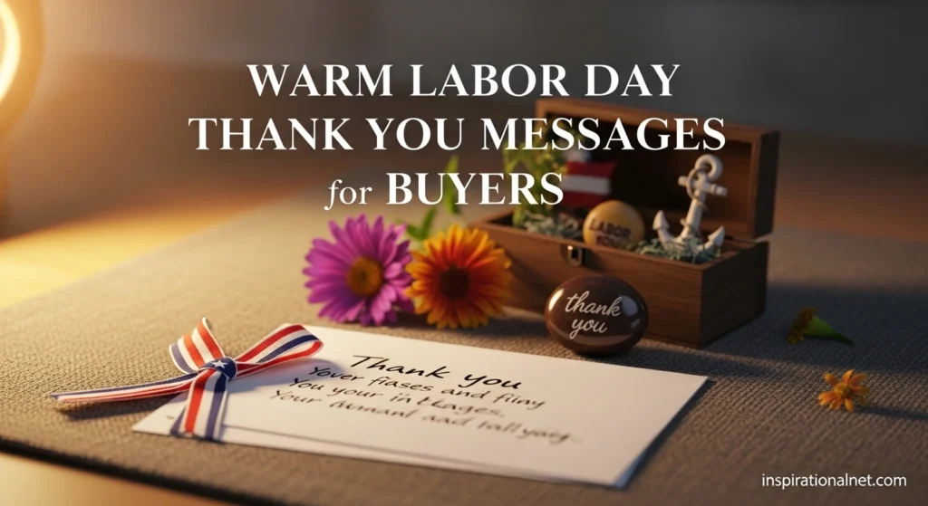 Warm Labor Day Thank You Messages for Buyers