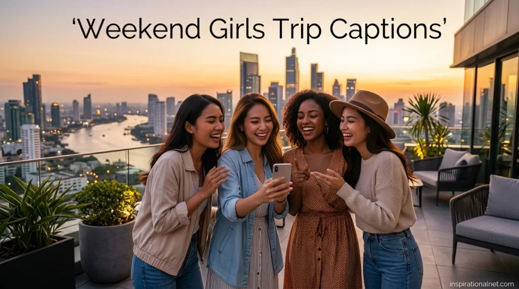 Weekend Girls Trip Captions