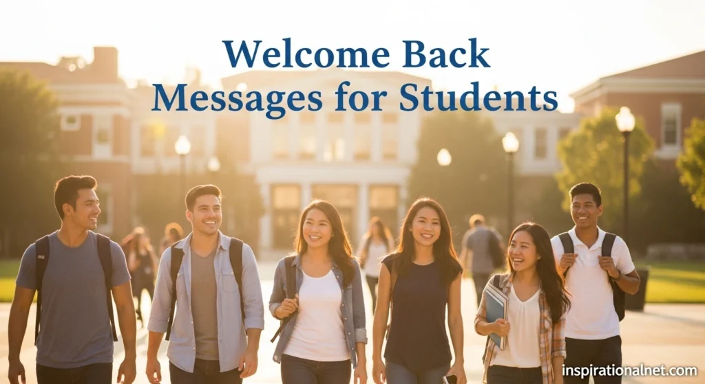 Welcome Back Messages for Students