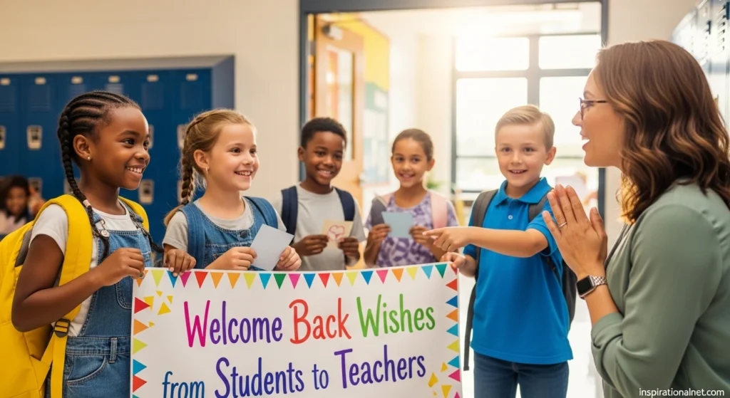 Welcome Back Wishes from Students to Teachers