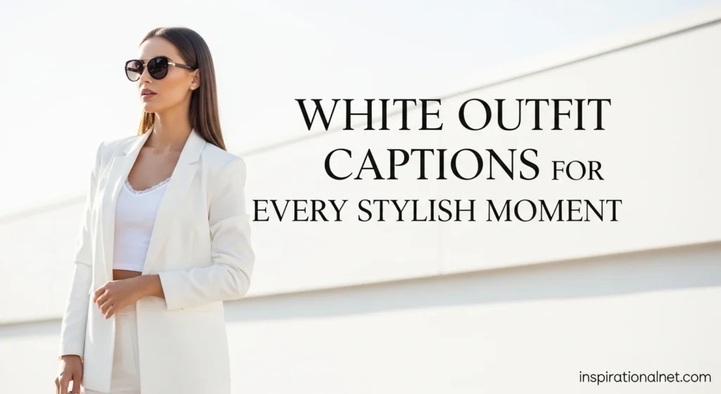 White Outfit Captions for Every Stylish Moment