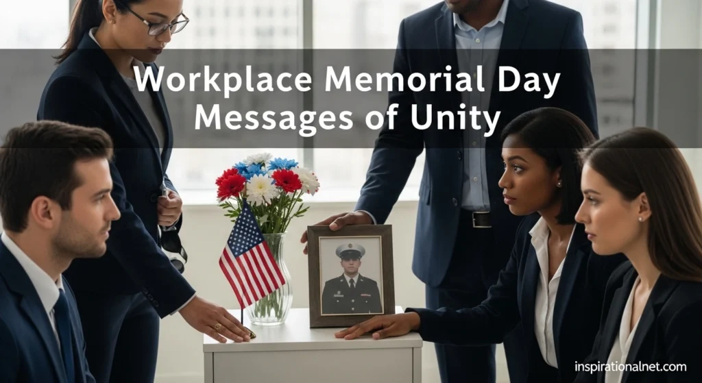 Workplace Memorial Day Messages of Unity