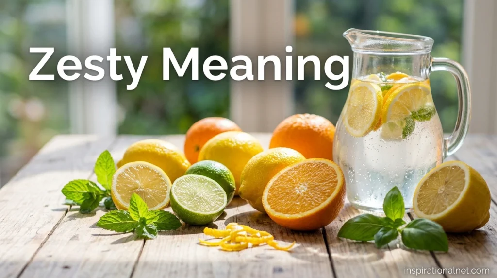 Zesty Meaning