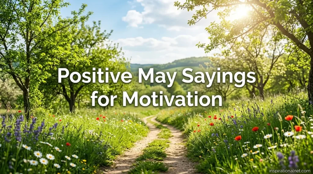 Positive May Sayings for Motivation