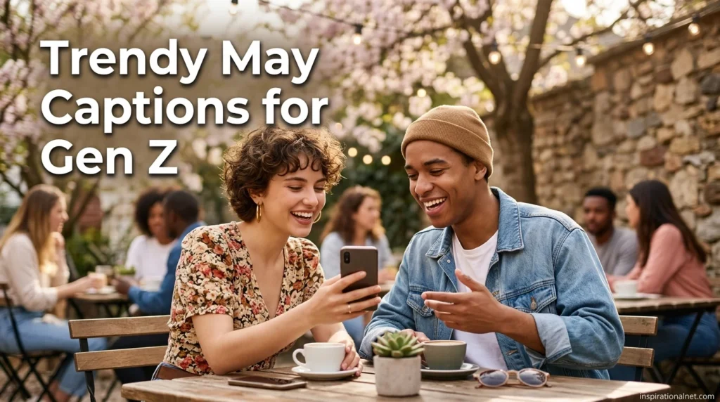 Trendy May Captions for Gen Z
